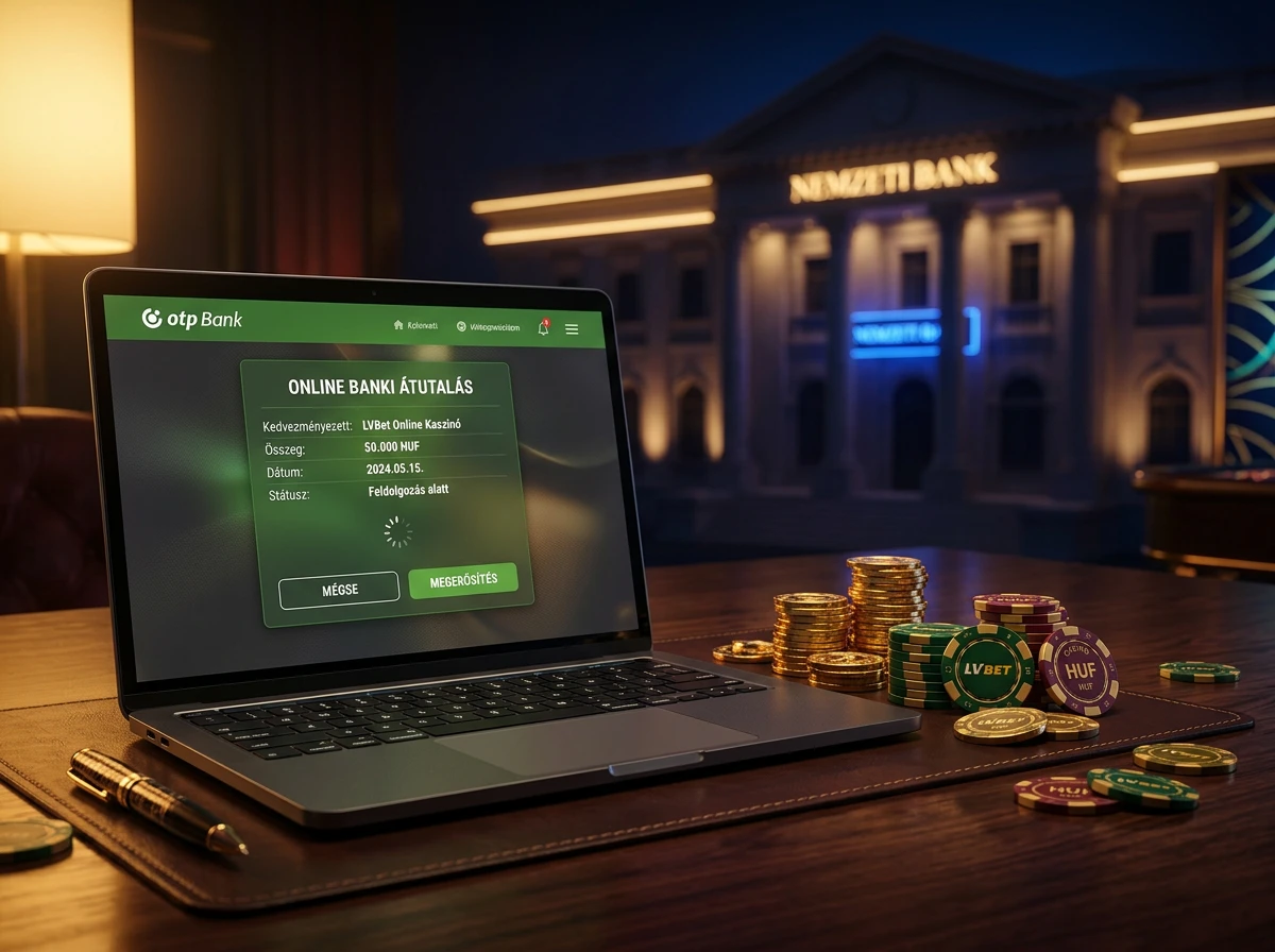 Banki átutalás folyamata magyar online kaszinókban - biztonságos online fizetés forintban