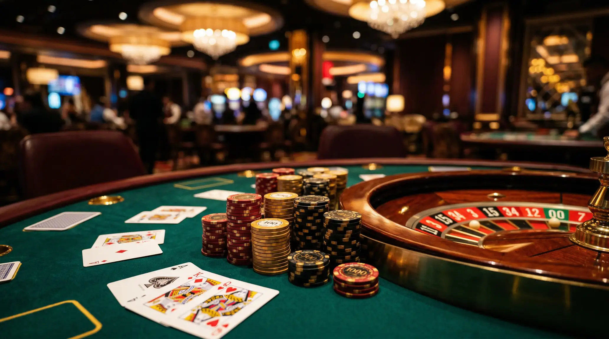 Turkiye'de gercek parayla online casino oyunlarini temsil eden profesyonel kumarhane ortami