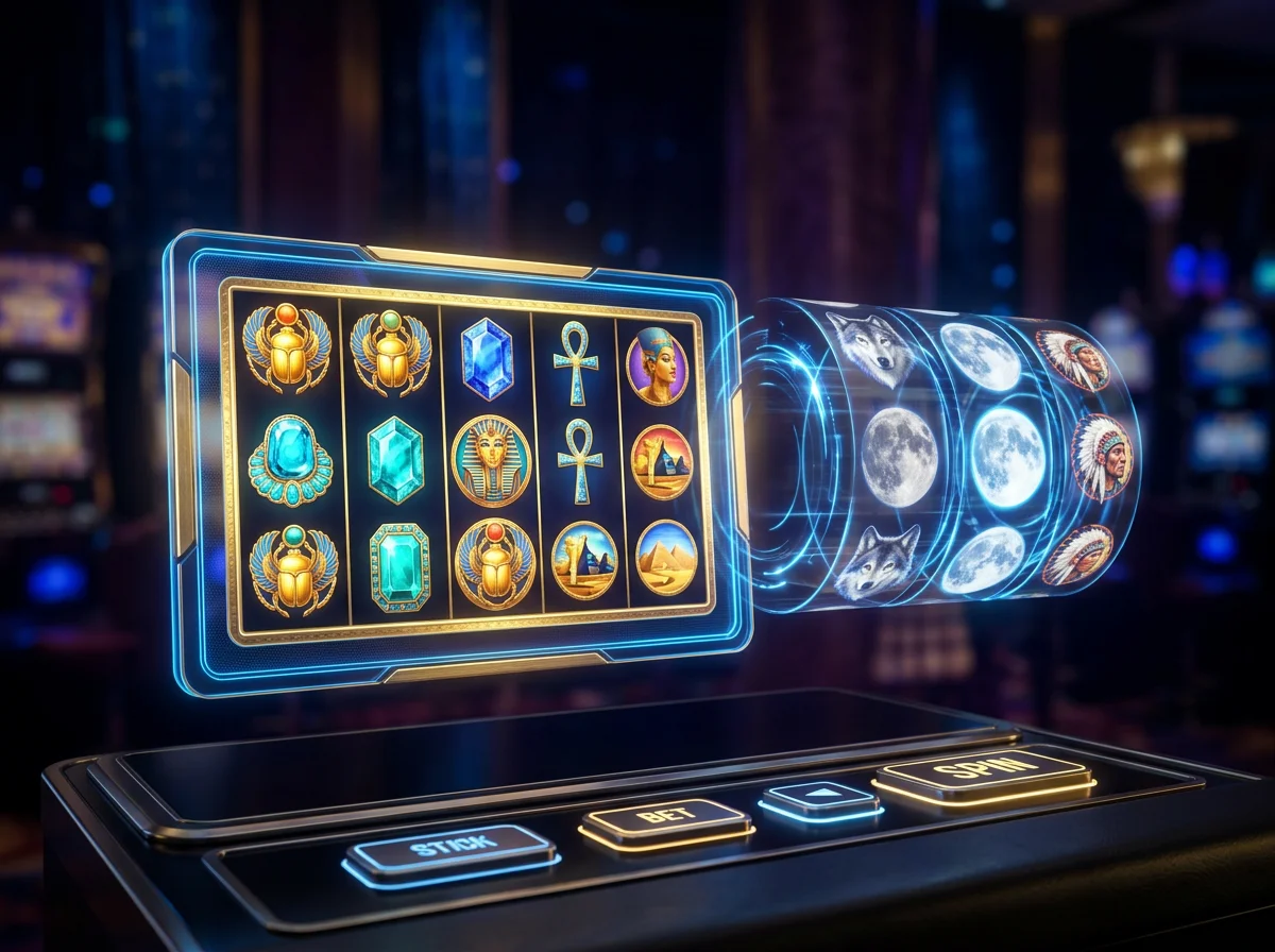 IGT-gokkasten op een scherm in een moderne online casino-omgeving met Nederlandse sfeer
