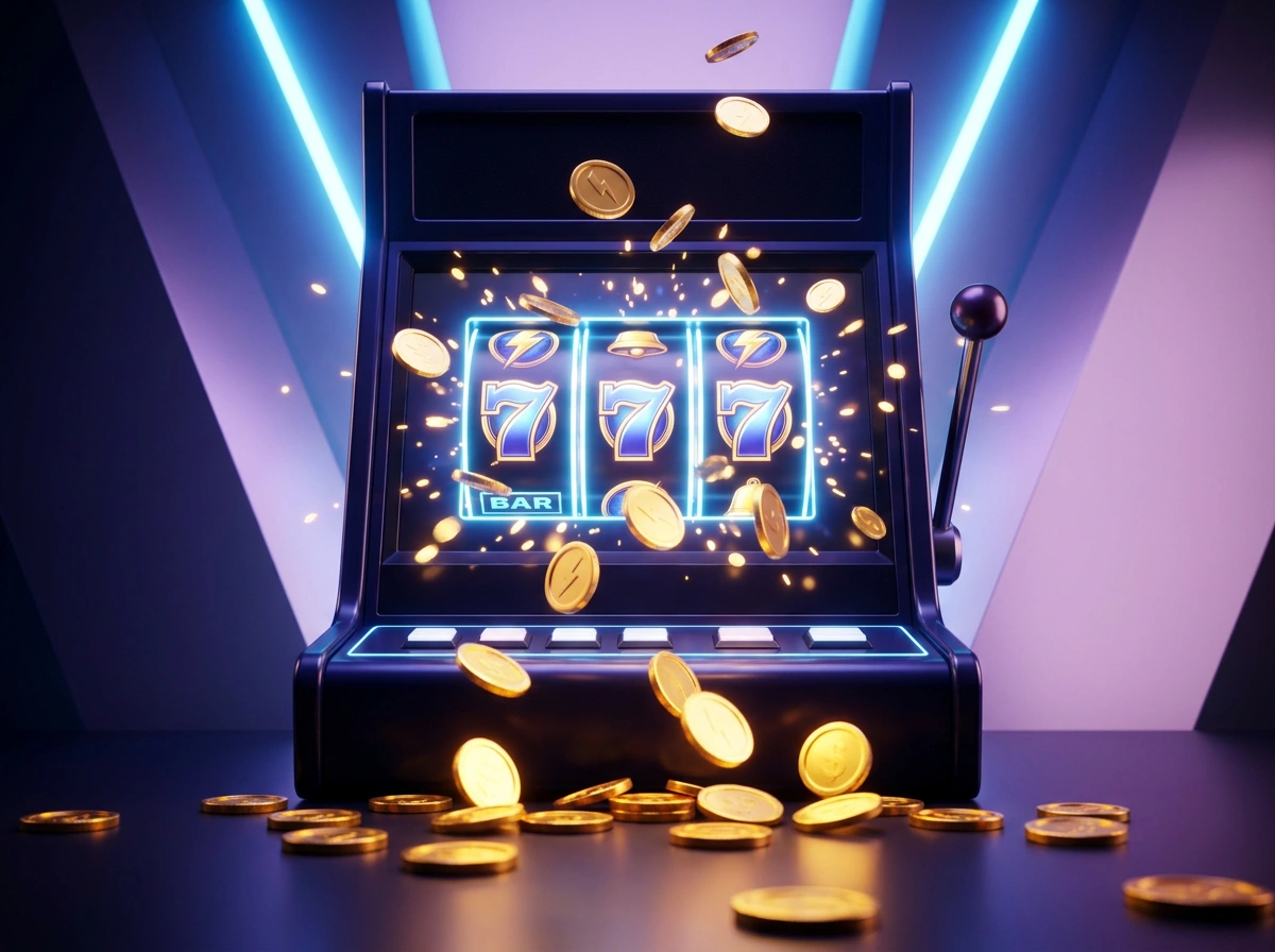 Machines a sous WMS Gaming avec rouleaux lumineux et interface de jeu en ligne