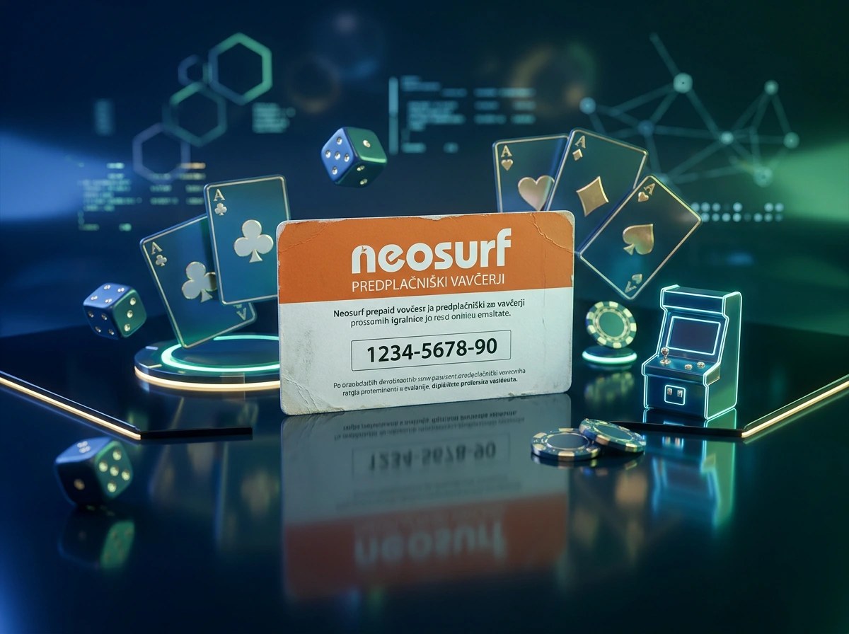 Predplacniski vavcer Neosurf za varna placila v spletnih igralnicah