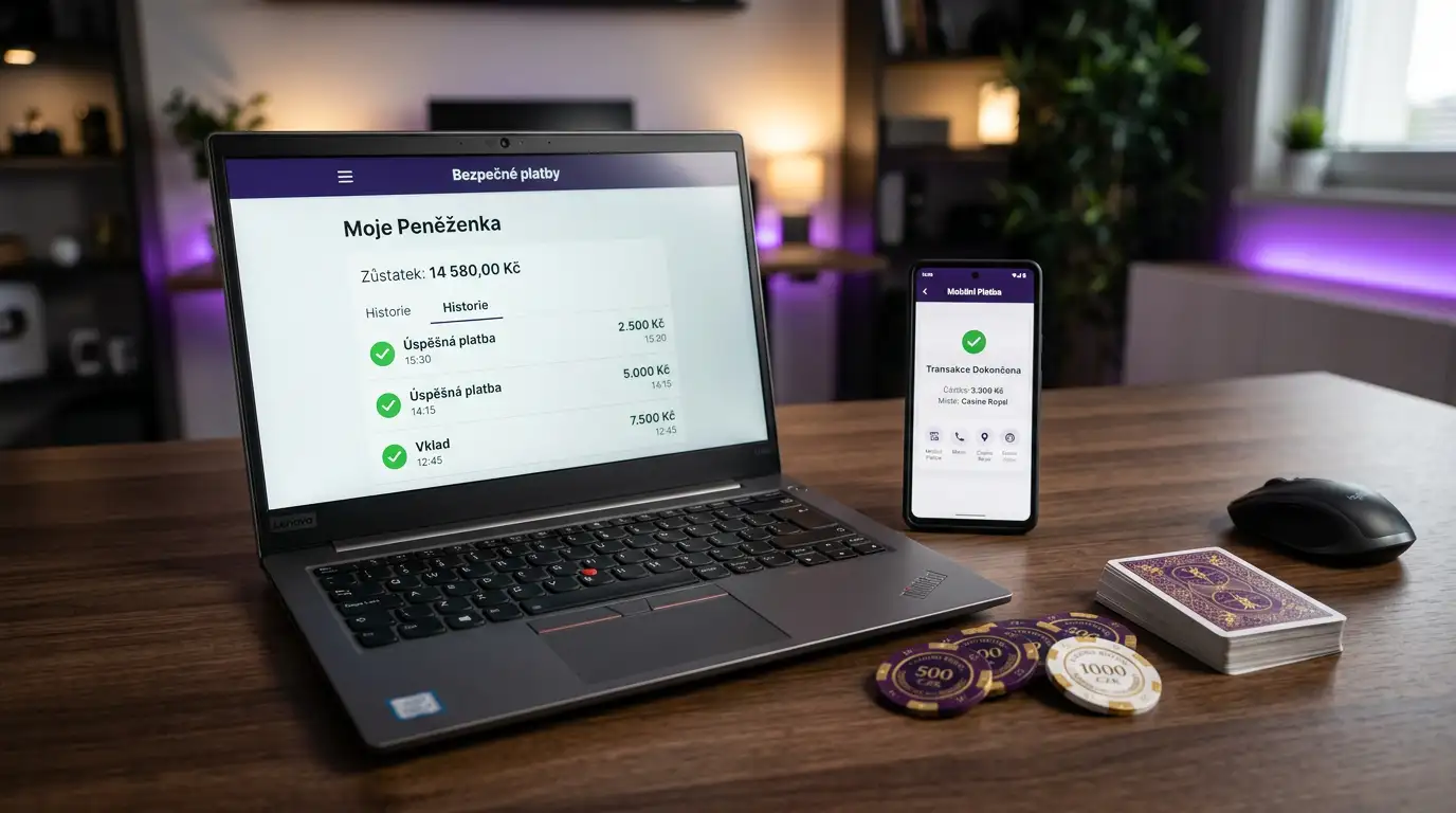 Elektronicka penezenka Skrill pouzivana pro platby v online kasinu