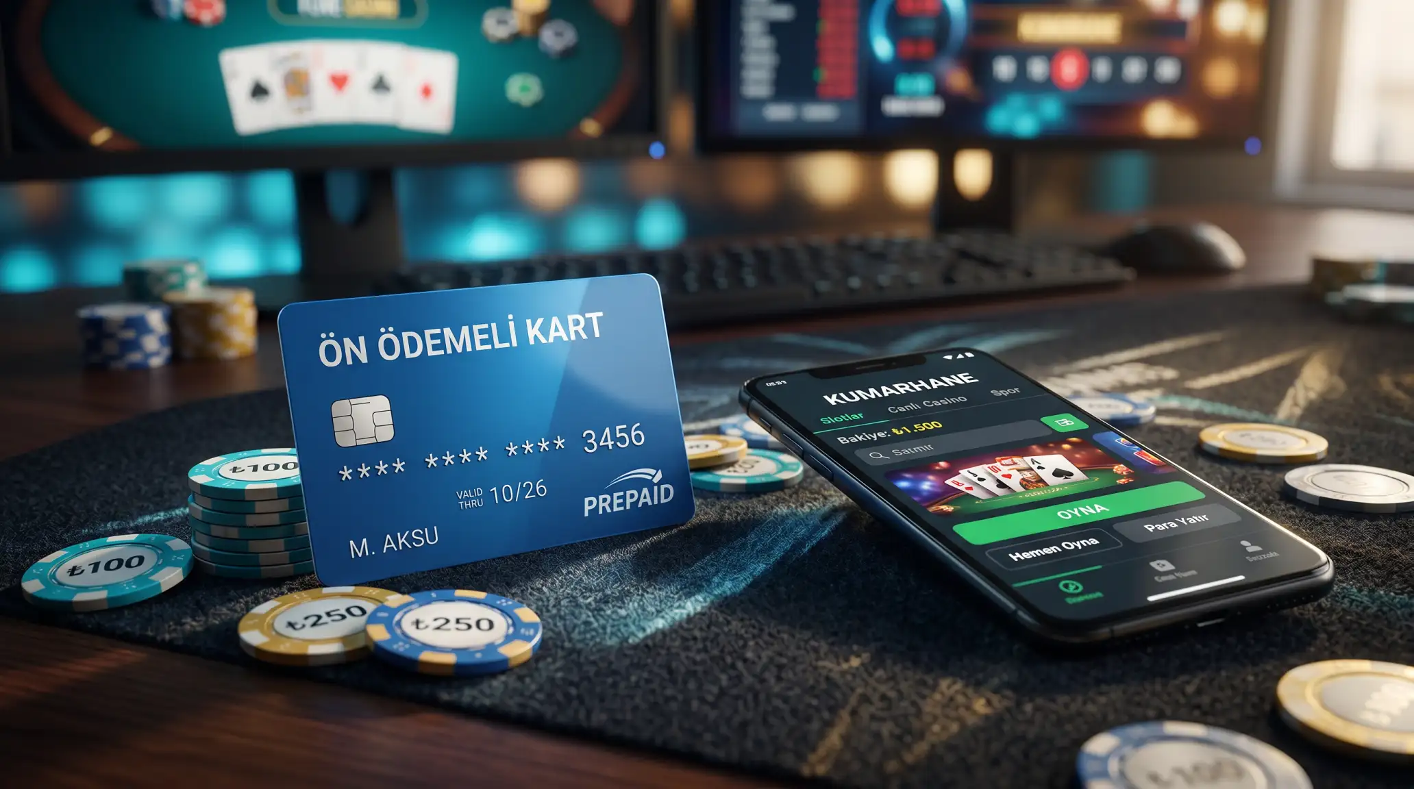Neosurf on odemeli kart ile Turkiye'de online casino islemleri gerceklestiren kullanici