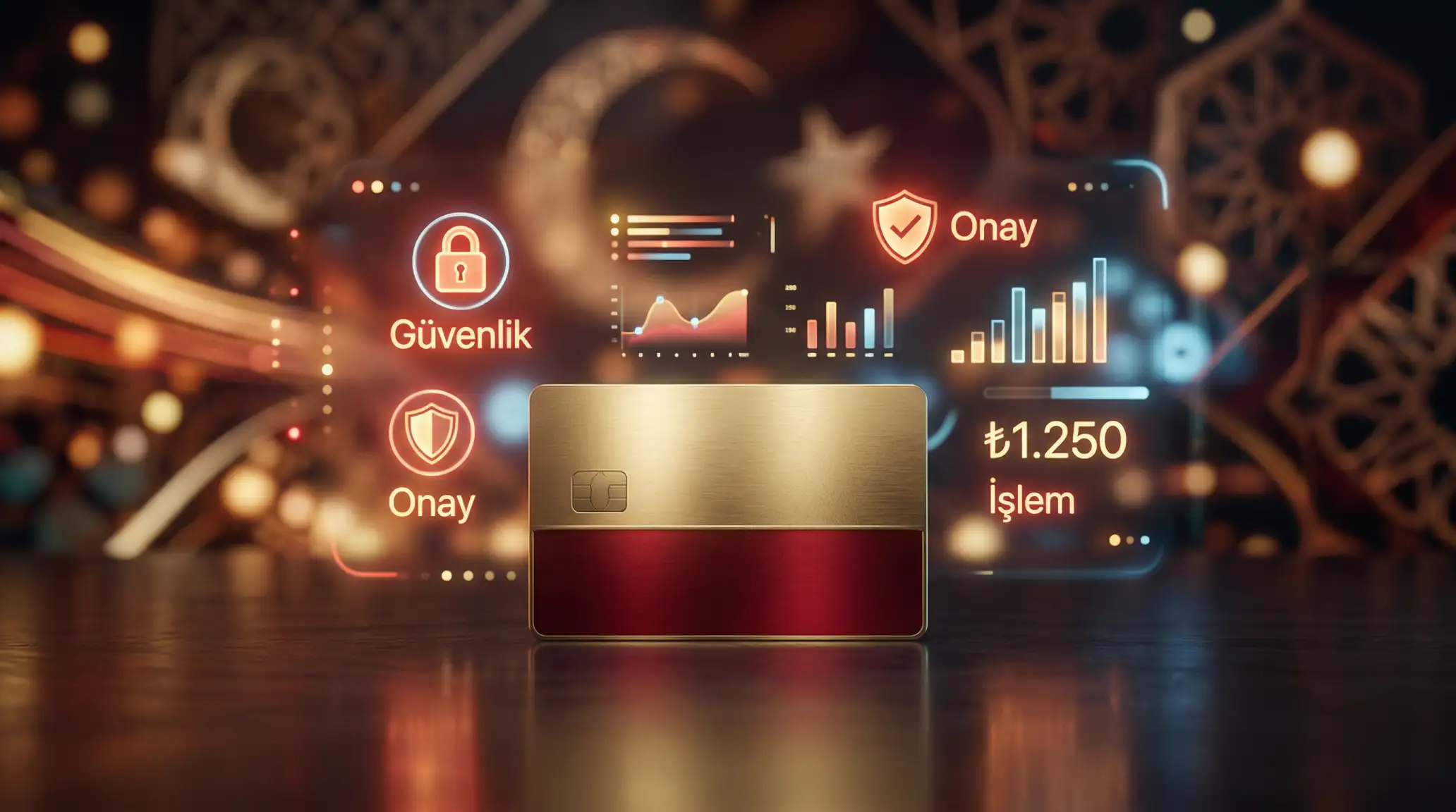MasterCard kredi karti ve dijital odeme ekrani ile online casino islem gorseli