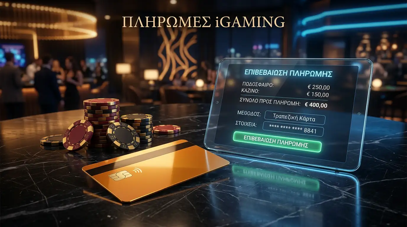 Πληρωμή με κάρτα MasterCard σε διαδικτυακό καζίνο στην Ελλάδα