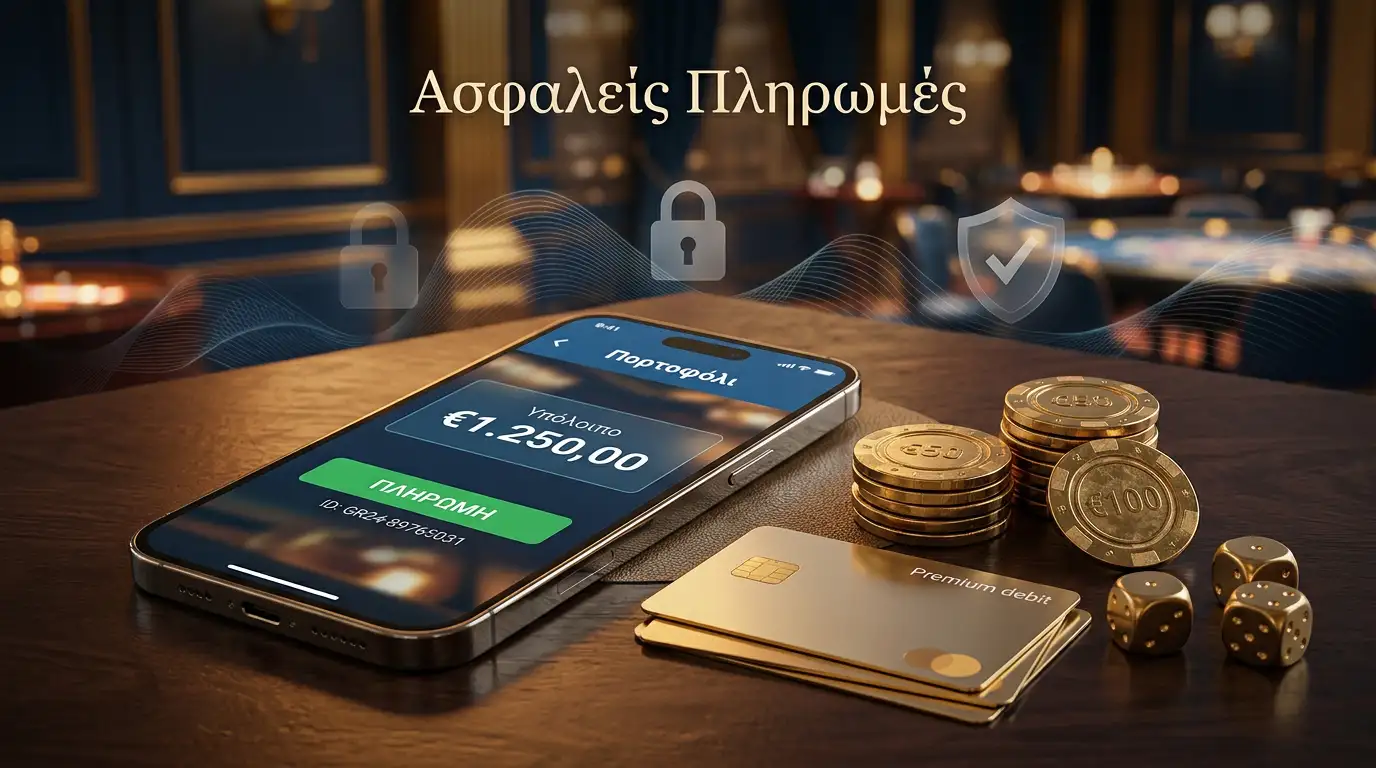 Μέθοδοι πληρωμής στα online καζίνο στην Ελλάδα - κάρτες, ηλεκτρονικά πορτοφόλια και ψηφιακές συναλλαγές