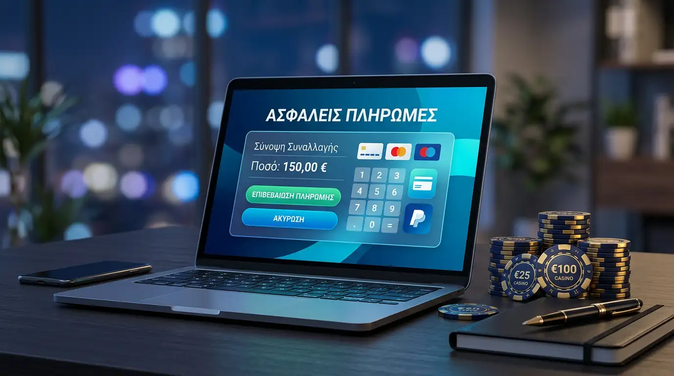 Ψηφιακές πληρωμές PayPal σε διαδικτυακό καζίνο στην Ελλάδα με ασφαλείς συναλλαγές